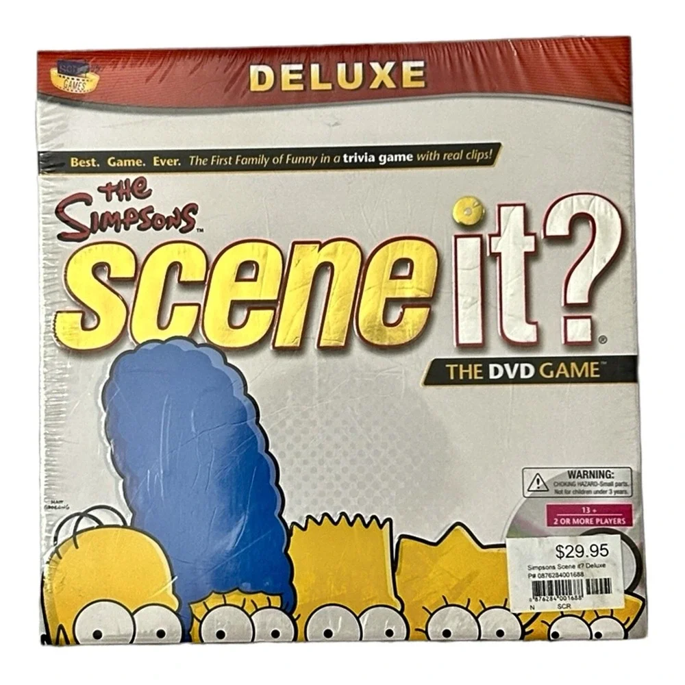 SCENE IT? The Simpsons Deluxe Edition DVD Trivia Game NWT Sealed